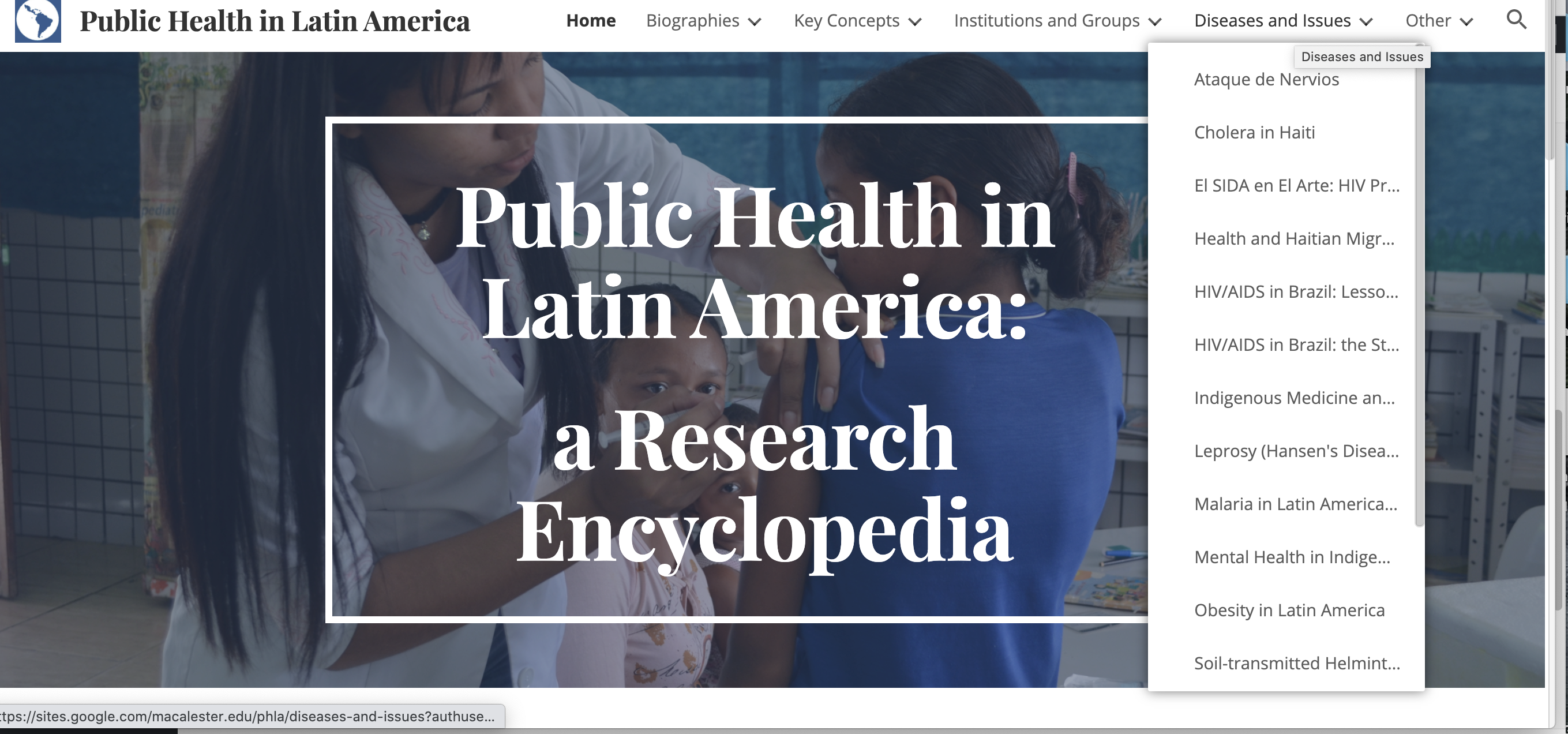 Public Health in Latin America: A Research Encyclopedia