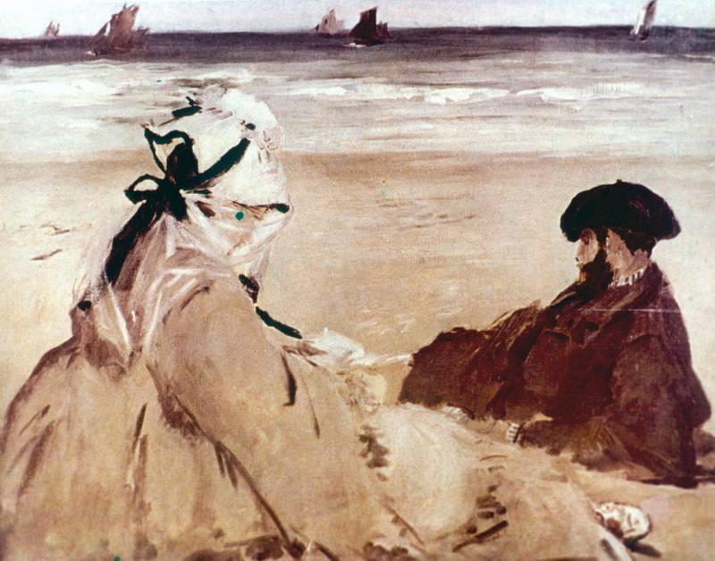 on the beach manet.jpg