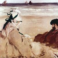 on the beach manet.jpg